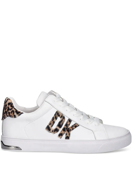 Dkny Logo-patch Sneakers - White 