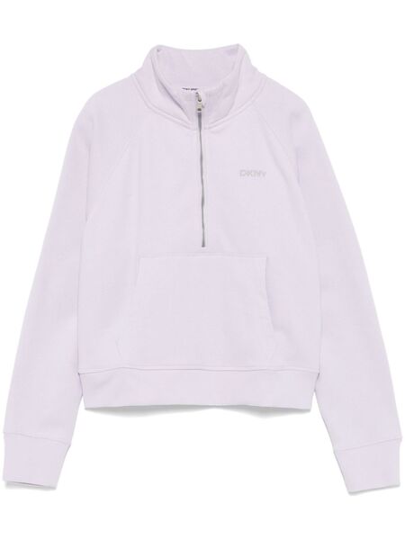  Dkny Logo-studded Pullover - Purple 