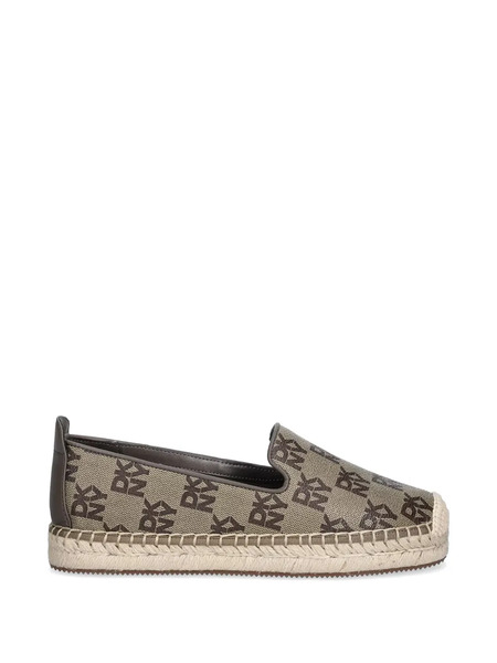  Dkny Mallandra Monogram Espadrilles - Brown 