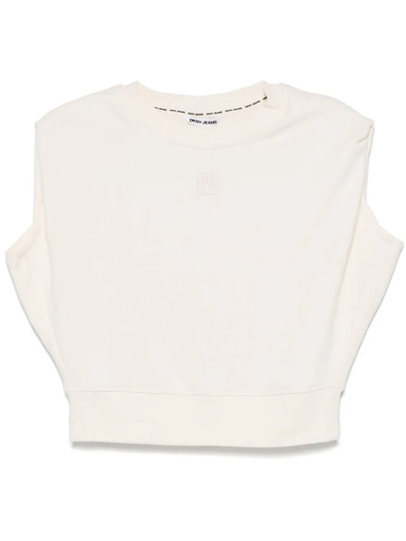  Dkny Sleeveless Sweatshirt - Neutrals 