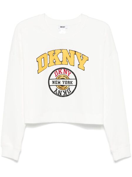  Dkny Varsity Sweatshirt - White 