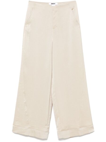  Dkny Wide-leg Trousers - Neutrals 