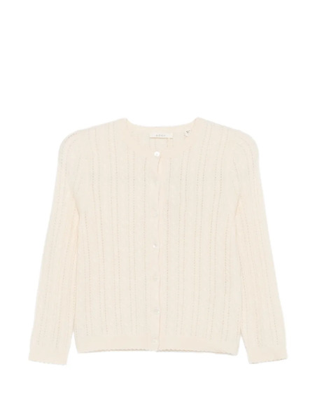  Dôen Danae Cable-knit Cardigan - Neutrals 