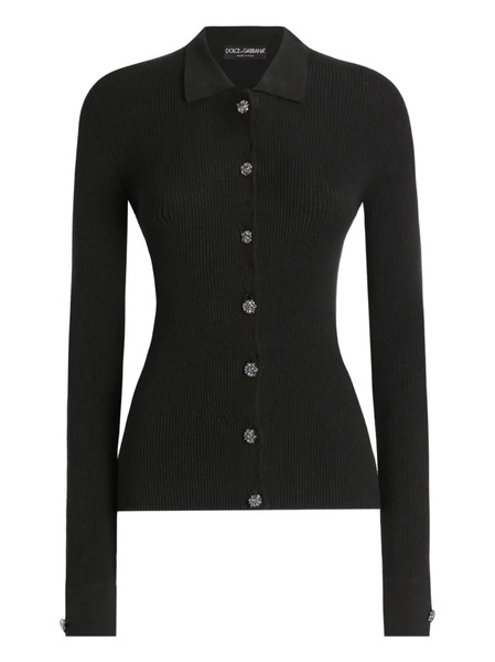  Dolce & Gabbana Buttoned Cardigan - Black 