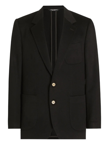  Dolce & Gabbana Buttoned Jacket - Black 