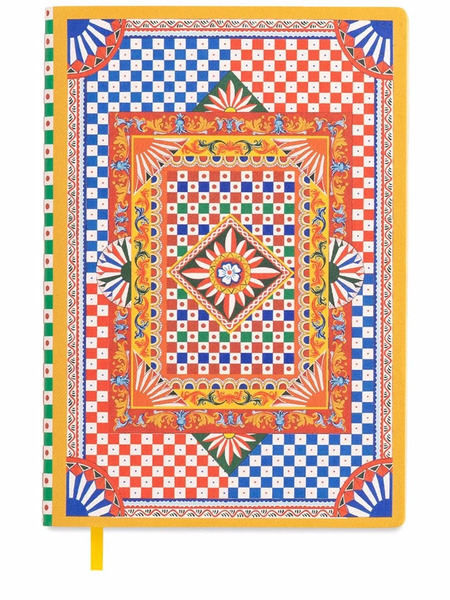  Dolce & Gabbana Carretto-print Notebook - Orange 
