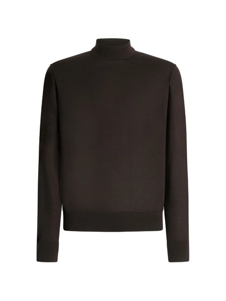  Dolce & Gabbana Cashmere Turtleneck Pullover - Brown 