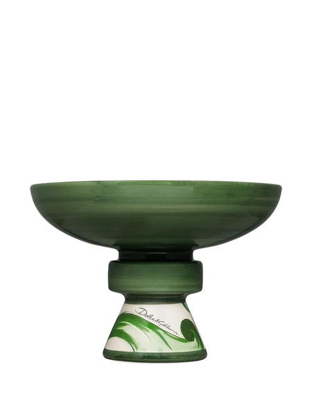  Dolce & Gabbana Ceramic Raised-base Platter - Green 