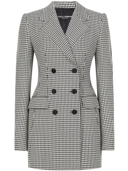  Dolce & Gabbana Check Pattern Jacket - Grey 
