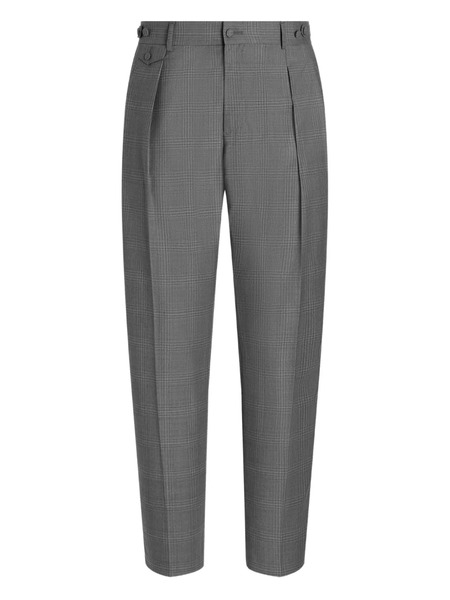  Dolce & Gabbana Check Trousers - Grey 