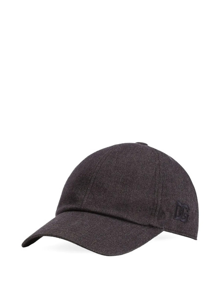  Dolce & Gabbana Chevron Flannel Baseball Cap - Blue 