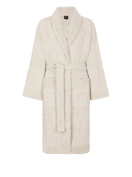  Dolce & Gabbana Cotton Bath Robe - Neutrals 