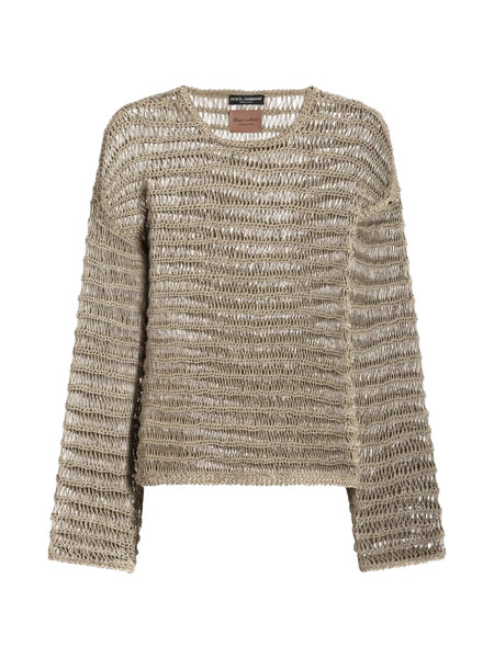  Dolce & Gabbana Cotton-linen Pullover - Neutrals 