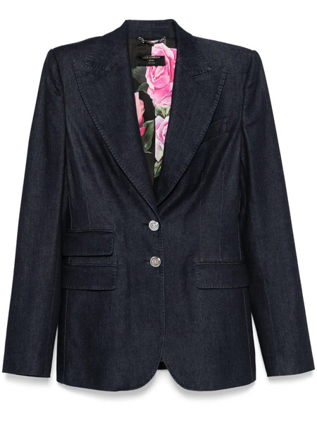  Dolce & Gabbana Denim Blazer - Blue 