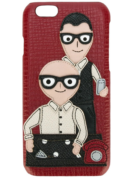 Dolce & Gabbana Designers Patch Iphone 6 Case - Red 