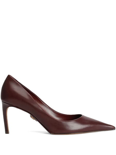  Dolce & Gabbana Devotion Leather Pumps - Red 