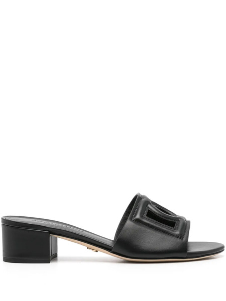  Dolce & Gabbana Dg Millennials Mules - Black 