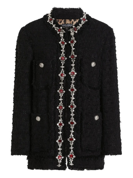  Dolce & Gabbana Dna Crystal-embellished Jacket - Black 