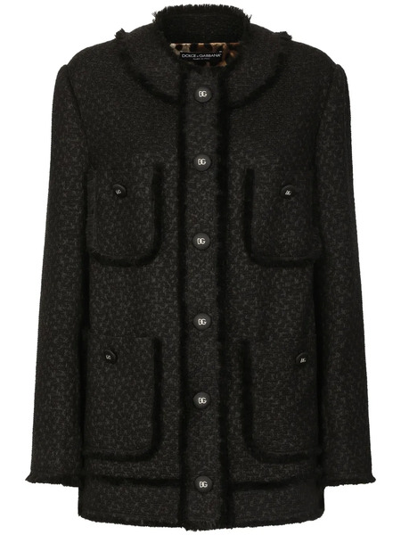  Dolce & Gabbana Dna Multiple Pockets Jacket - Black 