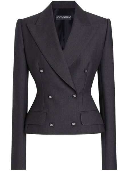  Dolce & Gabbana Double-breasted Blazer - Grey 