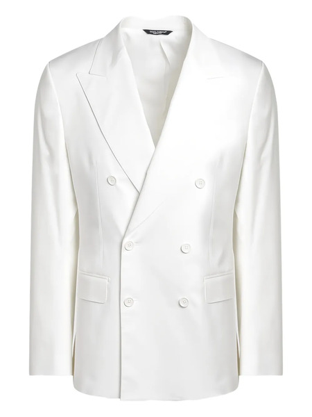  Dolce & Gabbana Double-breasted Blazer - White 
