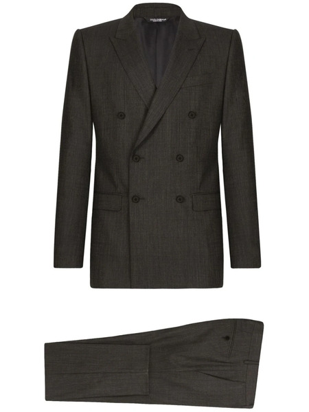  Dolce & Gabbana Double-breasted Martini Suit - Grey 