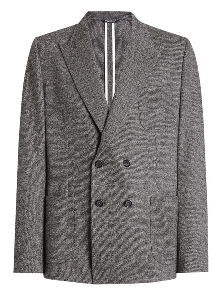  Dolce & Gabbana Double-breasted Patch-pocket Jacket - Grey 