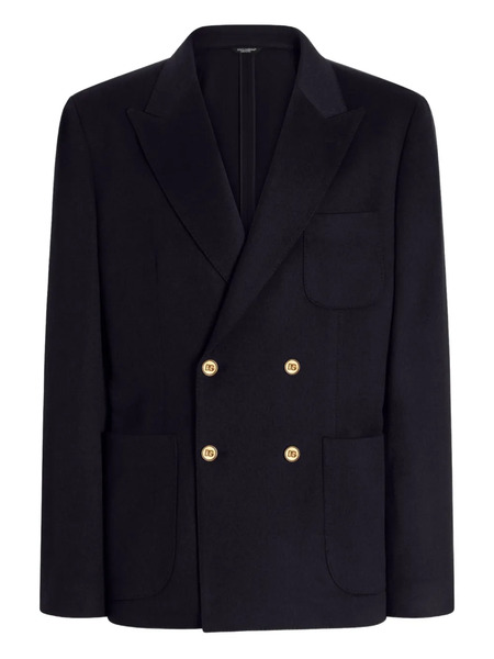  Dolce & Gabbana Double-breasted Pocket Jacket - Blue 