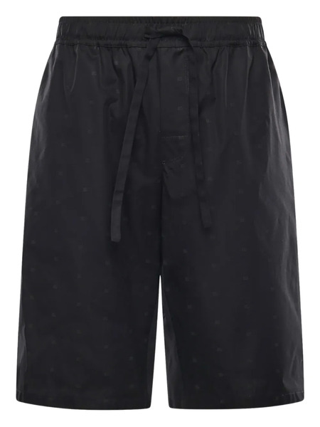  Dolce & Gabbana Drawstring Pattern Trousers - Black 