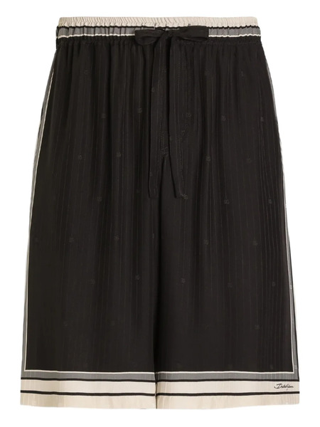  Dolce & Gabbana Drawstring Shorts - Black 