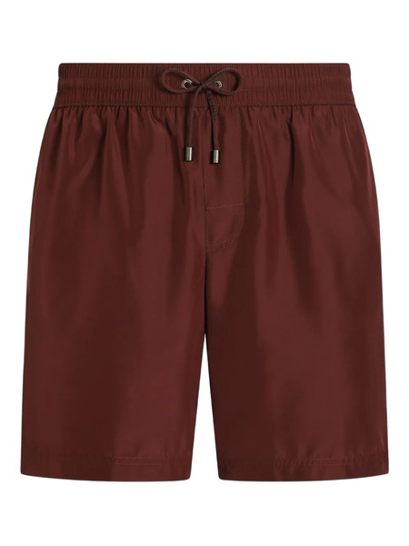  Dolce & Gabbana Drawstring Swim Shorts - Red 