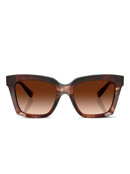  Dolce & Gabbana Eyewear Oversized Tortoiseshell Sunglasses - Brown 