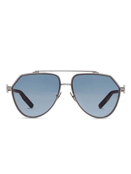  Dolce & Gabbana Eyewear Pilot-frame Sunglasses - Silver 