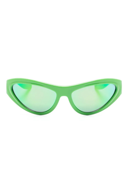  Dolce & Gabbana Eyewear Shield-frame Gradient Sunglasses - Green 