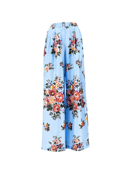  Dolce & Gabbana Floral-pattern Trousers - Blue 