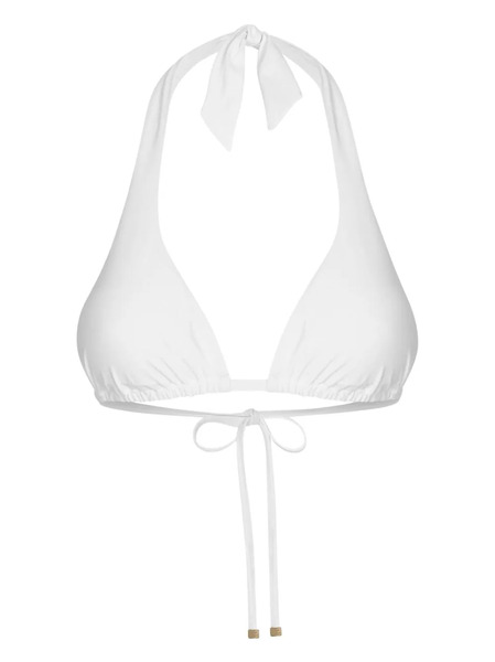  Dolce & Gabbana Halterneck Triangle Bikini Top - White 