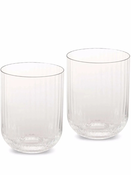  Dolce & Gabbana Hand-blown Murano Beverage Glasses - White 