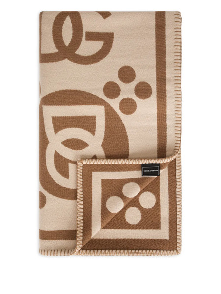  Dolce & Gabbana Jacquard Blanket - Neutrals 