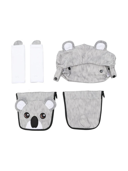 Dolce & Gabbana Kids Koala-print Baby Carrier Cover - Grey 