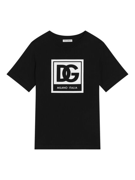  Dolce & Gabbana Kids Logo-print T-shirt - Black 