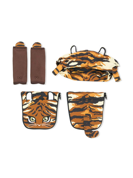  Dolce & Gabbana Kids Tiger-print Baby Carrier Cover - Yellow 