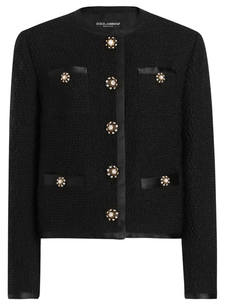  Dolce & Gabbana Knitted Jacket - Black 
