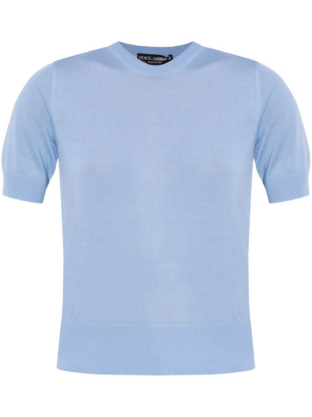  Dolce & Gabbana Knitted T-shirt - Blue 