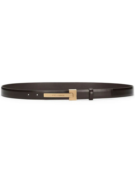  Dolce & Gabbana Leather Belt - Brown 