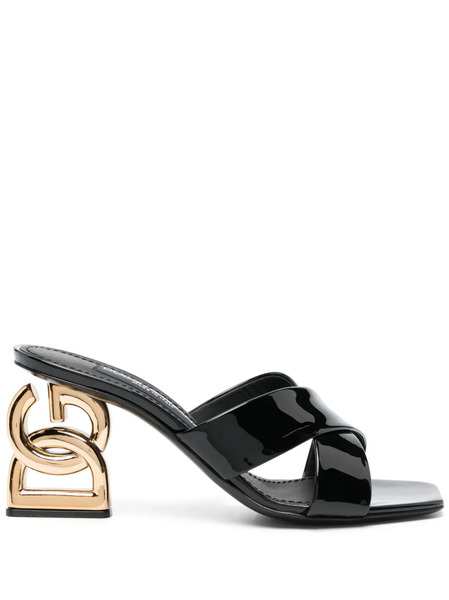  Dolce & Gabbana 3.5 Leather Mules - Black 