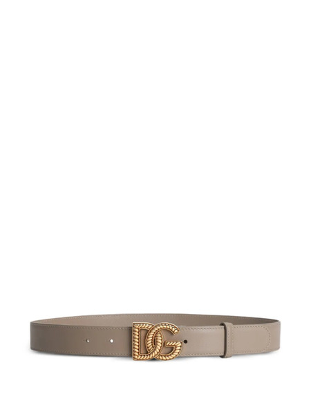  Dolce & Gabbana Logo-buckle Belt - Neutrals 