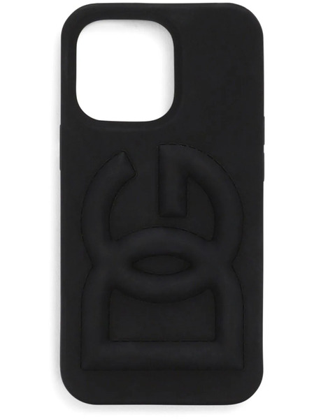  Dolce & Gabbana Logo-embossed Iphone 14 Pro Case - Black 