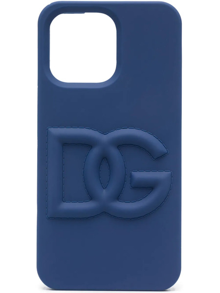  Dolce & Gabbana Logo-embossed Iphone 14 Pro Max Case - Blue 