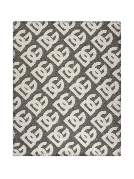  Dolce & Gabbana Logo-pattern Blanket - Grey 