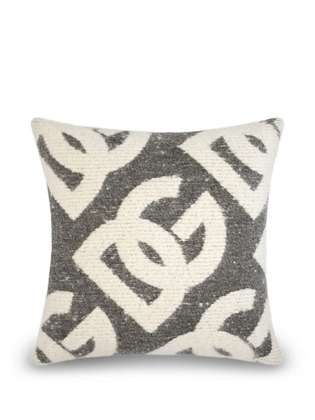  Dolce & Gabbana Logo-patterned Cushion - Grey 